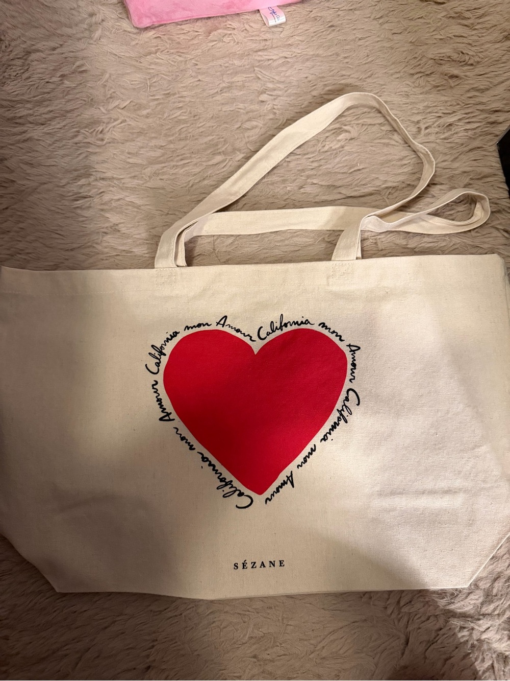 BRAND NEW SEZANE CALIFORNIA TOTE BAG  2026